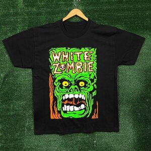 White Zombie Frankenstein Heavy Metal Band T-Shirt Size Extra Large